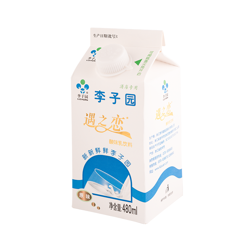 “遇之恋”酸味乳饮料，单盒净含量480ml