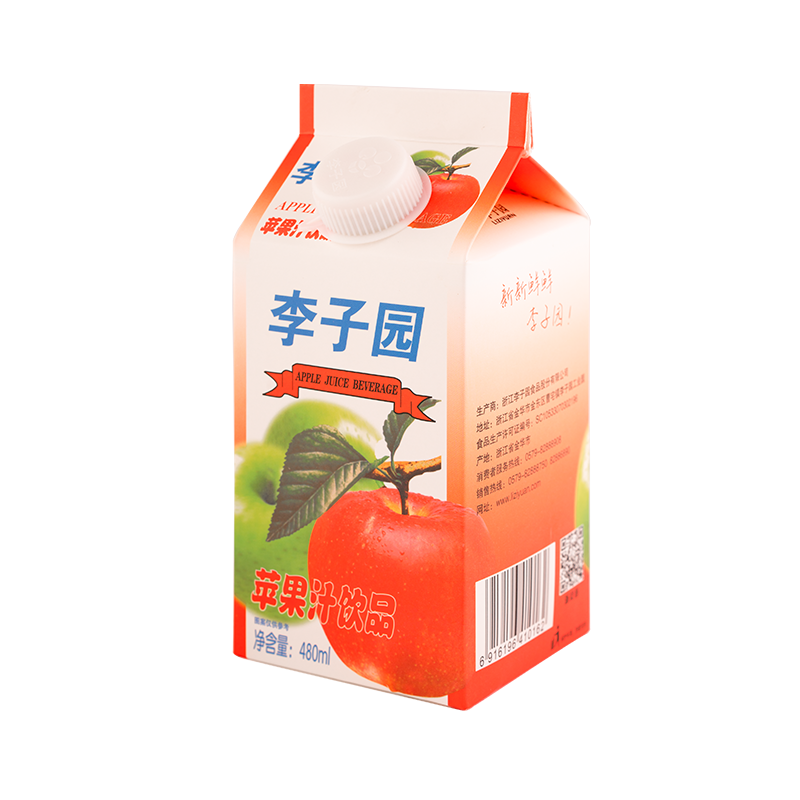 苹果汁饮品，单盒净含量480ml